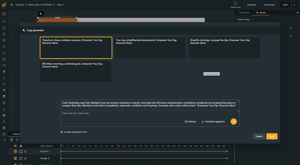 Copy Generator