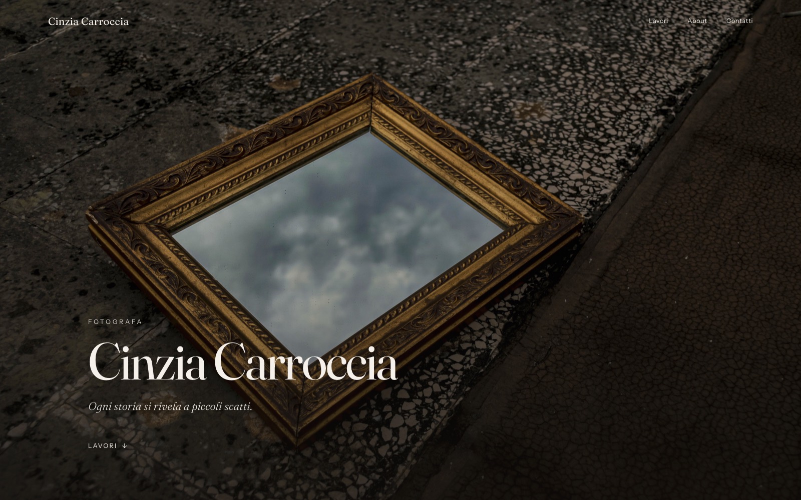 Cinzia Carroccia — Fotografa, a piccoli scatti