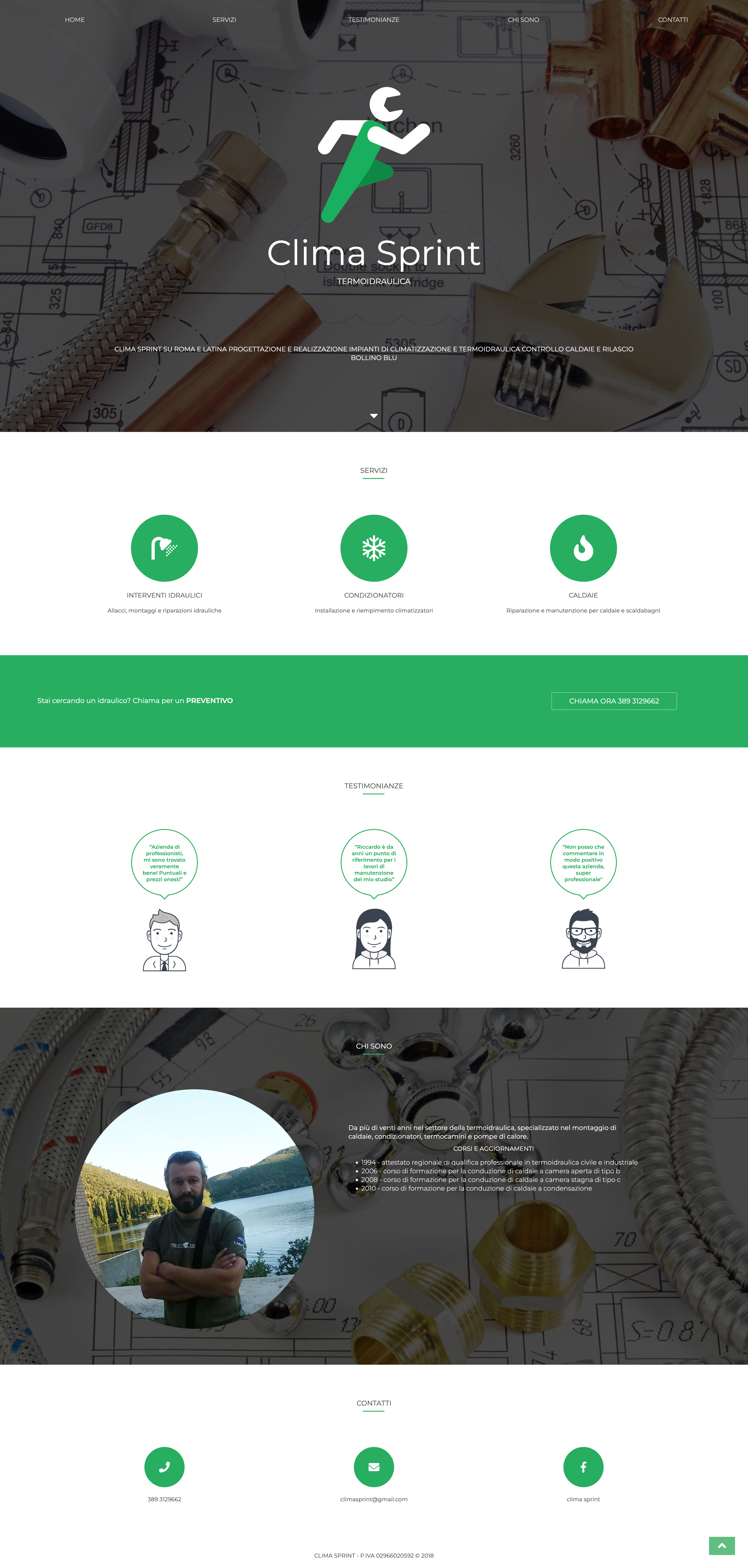 Clima Sprint — Termoidraulica